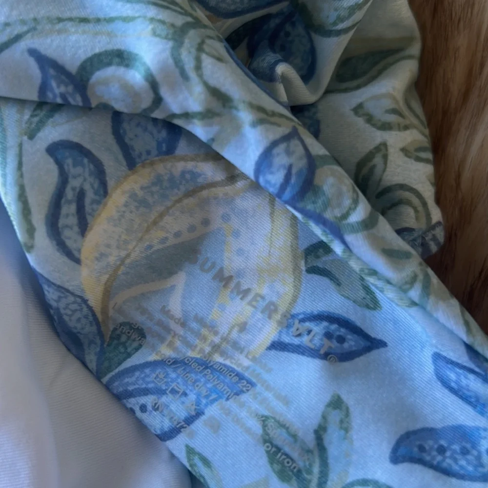 Summersalt Mini-Ruffle Ruched Swimsuit/Headband/Scrunchie/Bag Set - Picture 12 of 16